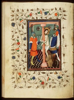The tortures of Christ: Christ is flagellated