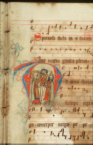 The presentation in the temple: Mary presents the Christ-child to Simeon