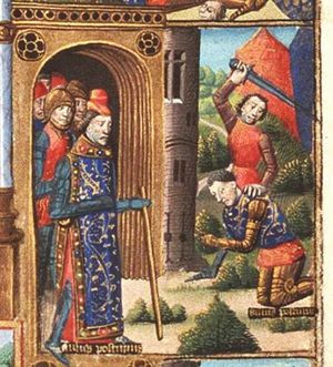 Aulus Postumius Tubertus the Elder has his son decapitated for fighting against his orders