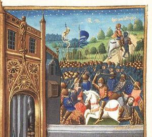Scipio retrieves his wounded father, Cornelius Scipio, from the battle-field of Ticinus