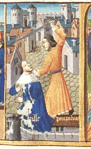 Caius Popilius Laenas killing Cicero