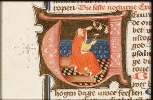 David playing bells