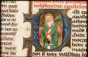 St. Paul holding a sword and a book