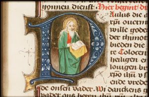 St. Paul holding a book