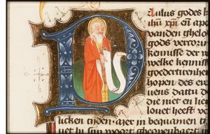 St. Paul holding a scroll