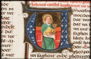 The Evangelist St. John holding the poisoned chalice