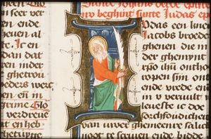 St. Jude Thaddaeus holding a sword