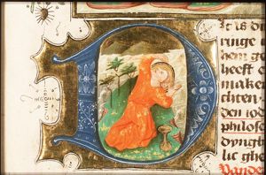The Evangelist St. John on Patmos having a vision