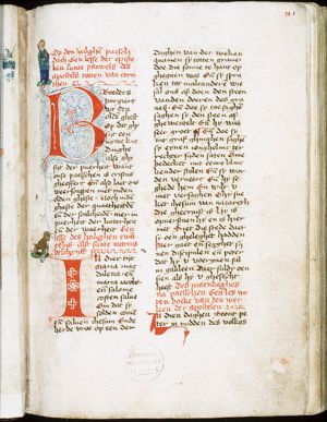 St. Paul holding a book and a sword