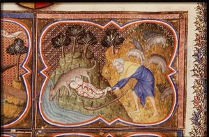 The discovery of Romulus and Remus by the herdsman Faustulus (2nd of 4)