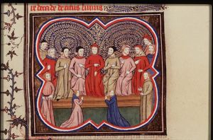 Meeting of the Roman Senate under Quintus Fabius Maximus