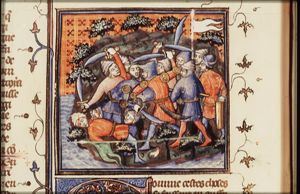 Battle between the Carthaginians under Hanno and the Romans