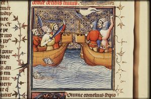 Sea-battle between the Romans and King Antiochus III