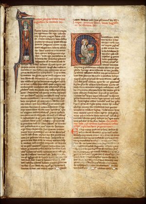 St. Augustine, Bishop of Hippo, holding a crozier