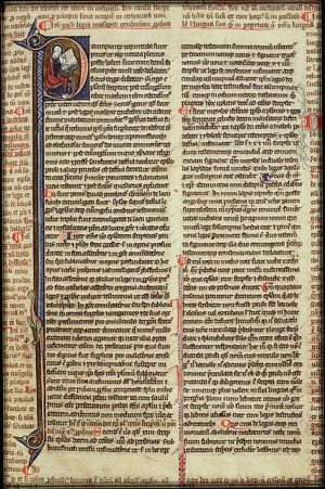 St. Paul writing a letter