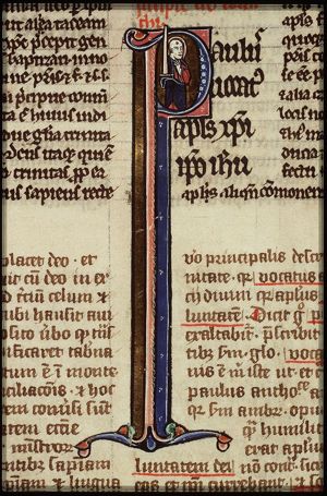 St. Paul holding a sword