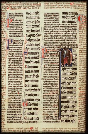 St. Paul holding a sword
