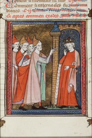 The Israelites before Pharaoh