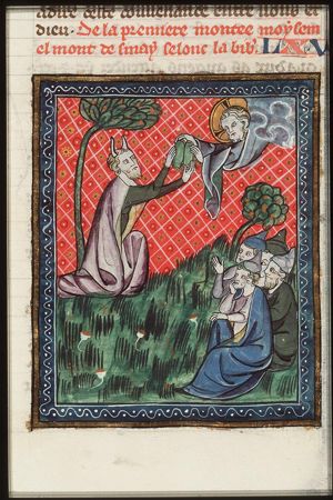 Moses receives the Tables of the Law from God