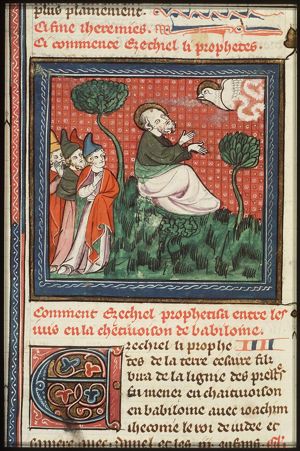 The prophet Ezekiel