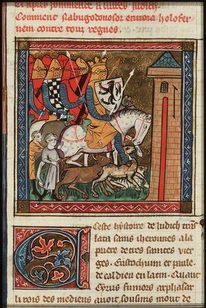Holofernes besieges Bethuliah