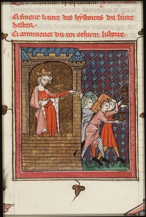 Antiochus IV Epiphanes robs the temple of Jerusalem of its treasures