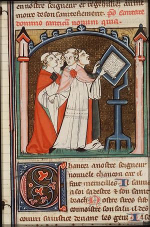 Monks singing