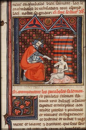 Solomon has his proverbs written down