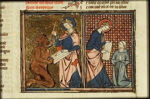 Mary takes away the contract from the devil (1st of 2)