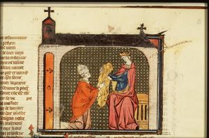 Mary gives St. Ildefonso a chasuble