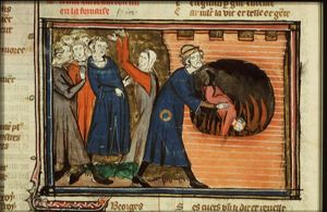 Legend of the Jewish boy who was thrown into the oven by his father