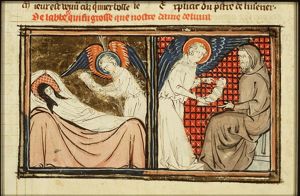 Legend of the abbess (1st of 2): abandoning the child
