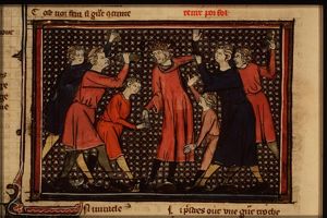 Legend of the king of Alexandria, pretending to be crazy