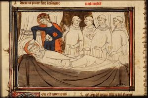 Legend of the monk who was cured by the milk of Mary