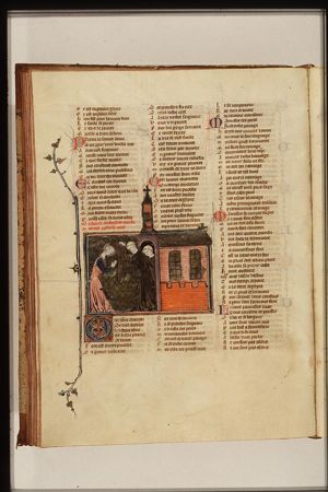Discovery of the real sex of St. Euphrosyne, who tried to enter a monastery disguised as a man