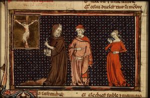 Legend of the hermit and the Saracen woman
