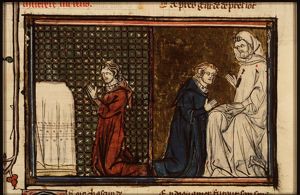 Legend of the man praying 'Miserere tui Deus'