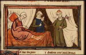 Legend of the gardener with the wounded foot