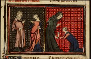 Legend of the hermit converting his niece