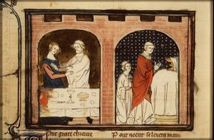 Legend of the priest who lost a place in heaven for committing lechery