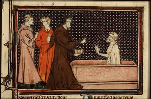 Legend of the pious man raising a dead Saracen