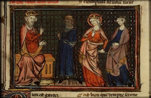 Legend of the woman having a child of her son