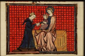 Legend of the man getting engaged to the image of Mary by the Christ-child