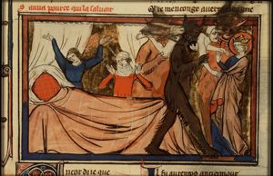 Legend of the scoundrel who was saved by Mary because he always greeted her