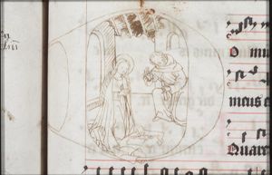 The Nativity: the adoration of the Christ-child by Mary and St. Joseph