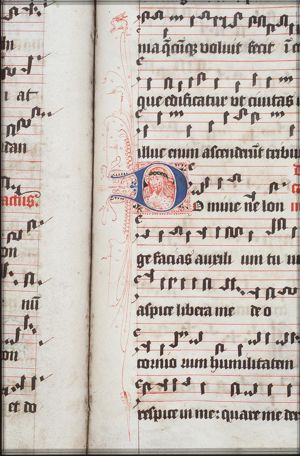 Head of Christ, with a crown of thorns