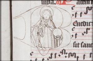 Salvator Mundi: Christ holding an orb