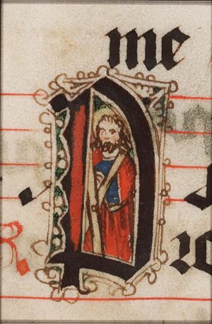 St. Andrew holding the X-shaped cross
