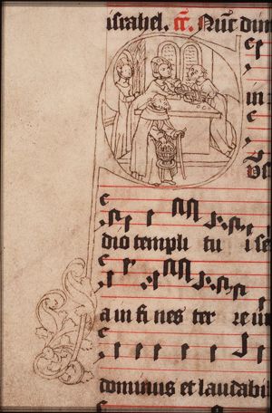 The presentation in the temple: Mary presents the Christ-child to Simeon