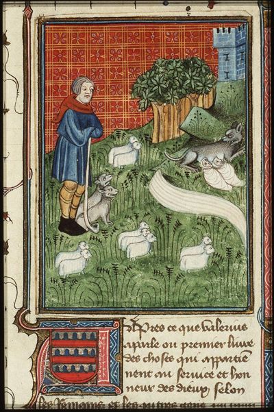 The herdsman Faustulus discovers Romulus and Remus